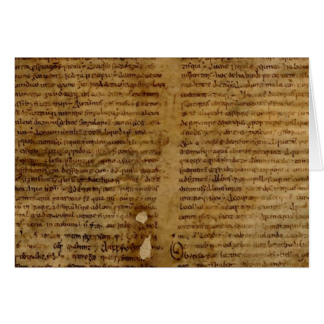 Geperste tekst met antiek schrijven, oud papier (Voorkant Horizontaal)
