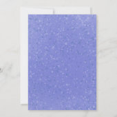 Geperste viooltjes kaart (Achterkant)