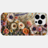 Geperste Wildbloem Artistieke Bloemen Case-Mate iPhone Case (Achterkant (horizontaal))