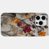 Geperste Wildbloemen met witte achtergrond Case-Mate iPhone Case (Achterkant (horizontaal))