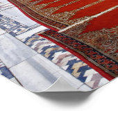 Gepesterd naar de Islamitische moskee in Caïro Poster (Hoek)