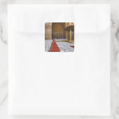 Gepesterd naar de Islamitische moskee in Caïro Vierkante Sticker (Tas)