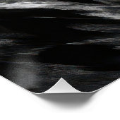 gepijnigd Man met rookranken Perfect Poster (Hoek)