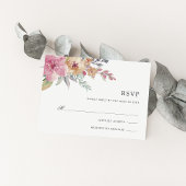 Gepilde Blooms RSVP-kaart RSVP Kaartje