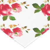 Gepilde Bourgogne Rozen Lange Table Runner Tafelloper (Hoek)