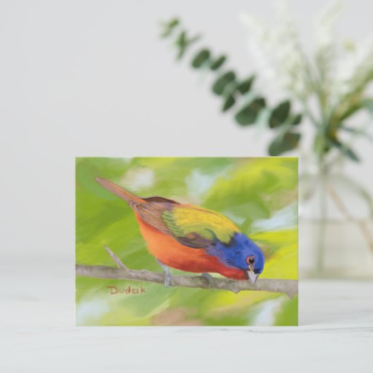 Gepilde bunting op Limb JW Briefkaart (Staand voorkant)