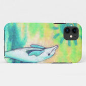 Gepilde dolfijn Case-Mate iPhone case (Achterkant (horizontaal))