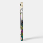 Gepilde Floral Navy Monogram Iphone 6 Hoesje (Achterkant / Links)