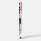 Gepilde Floral Navy Monogram Iphone 6 Hoesje (Achterkant / Rechts)
