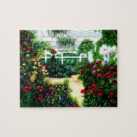 Gepilde Greenhouse Jigzaag Puzzle Legpuzzel (Horizontaal)
