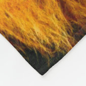 Gepilde groene olievloot fleece deken (Hoek)