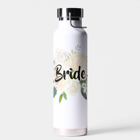 Gepilde ivoren bride waterfles (Links)