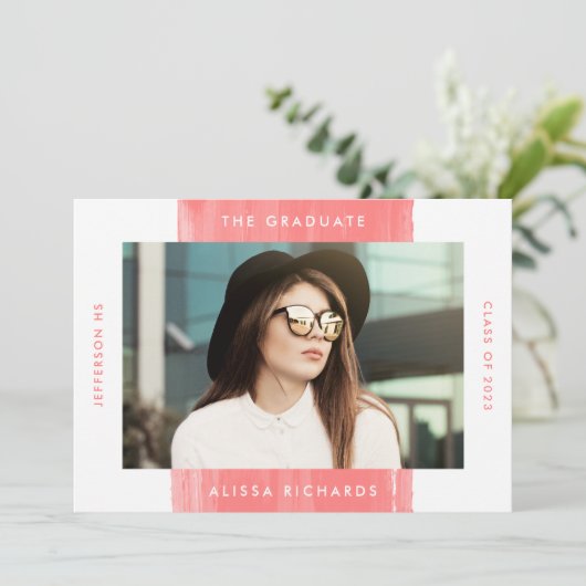 Gepilde koraal | Fotogradatiepartij Kaart (Staand voorkant)