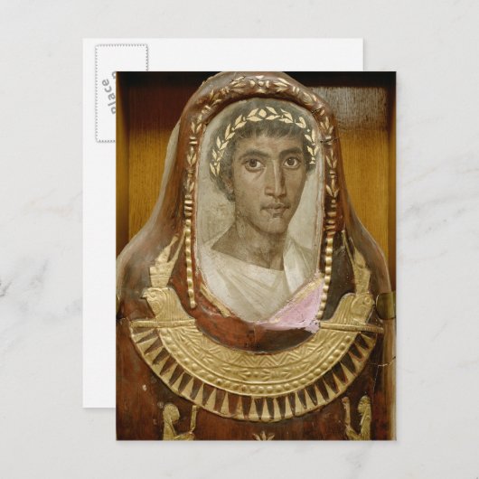 Gepilde mummijn hoesje van Artemidorus Briefkaart (Voorkant / Achterkant)