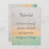 Gepilde muur in India, groen, geel en wit - Briefkaart (Voorkant / Achterkant)