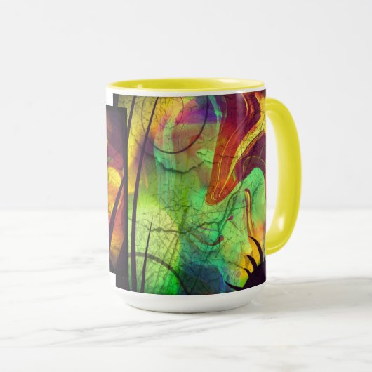 Gepilde Nebula - Brandvrije Abstracte Mok (Voorkant rechts)