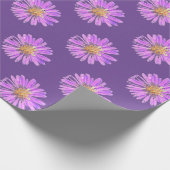 Gepilde Paarse aanlooppapier Cadeaupapier (Hoek)