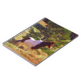 Gepilde Pony door de pine Notitieboek (Linkerzijde)