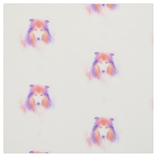 Gepilde ruwe collie stof (Swatch)