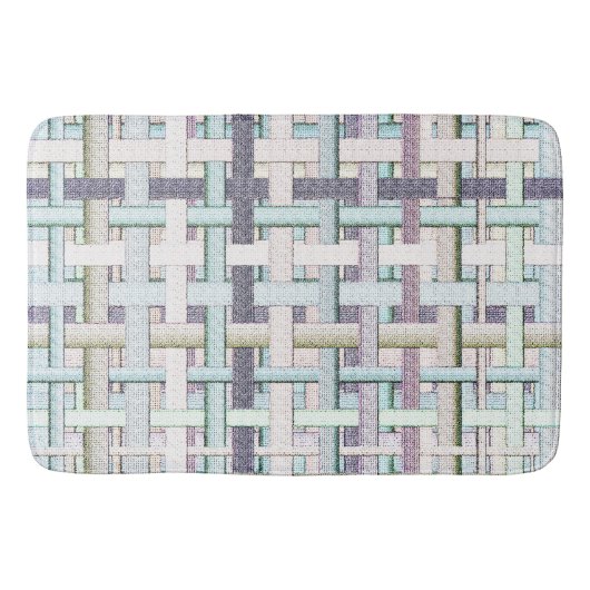 Gepilde schaken in doek of canvas badmat (Voorkant)