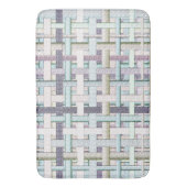 Gepilde schaken in doek of canvas badmat (Voorkant Verticaal)