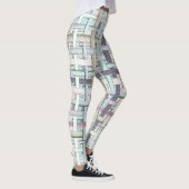 Gepilde schaken in doek of canvas leggings (Rechts)