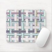 Gepilde schaken in doek of canvas muismat (Met muis)