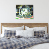Gepilde schildpad (Chrysemys picta) 2 Canvas Afdruk (Insitu (Slaapkamer))