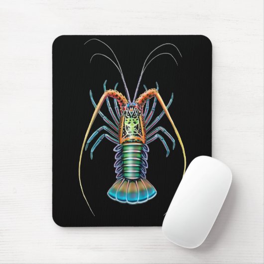 Gepilde spiny Lobster Mousepad Muismat (Met muis)