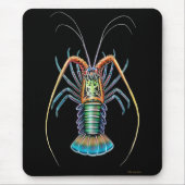 Gepilde spiny Lobster Mousepad Muismat (Voorkant)