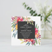 Gepilde ventilator Modern ELEGANT Rustic vierkant  Kaart (Staand voorkant)