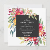 Gepilde ventilator Modern ELEGANT Rustic vierkant  Kaart (Voorkant)