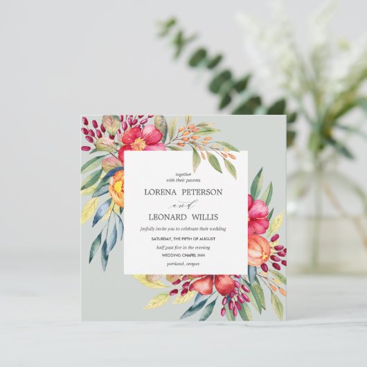 Gepilde ventilator, modern ELEGANT Rustisch vierka Kaart (Staand voorkant)