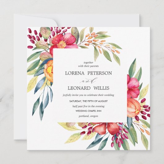 Gepilde ventilator, modern ELEGANT Rustisch vierka Kaart (Voorkant)