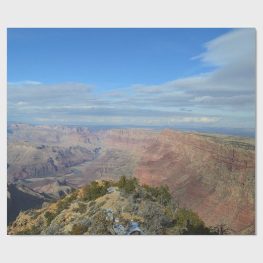 Gepilde woestijn Grand Canyon Cadeaupapier (Vlak)