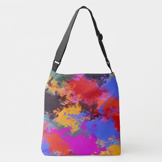 Gepilde Zebra Crossbody Tas (Achterkant)