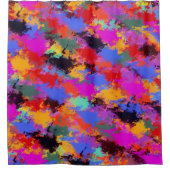 Gepilde Zebra Douchegordijn (Voorkant)