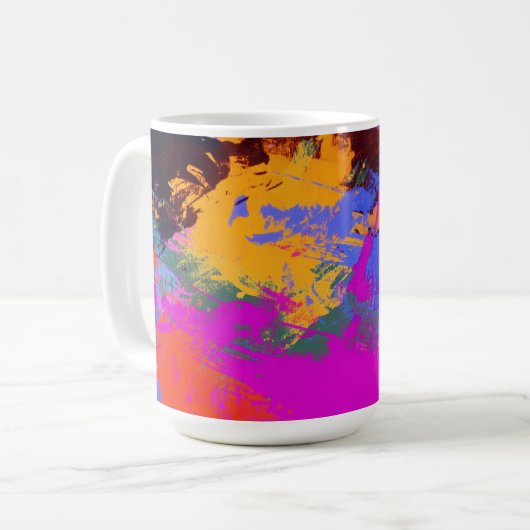 Gepilde Zebra Koffiemok (Voorkant links)