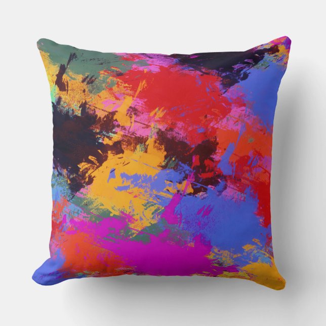 Gepilde Zebra Kussen (Voorkant)