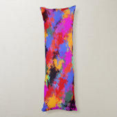 Gepilde Zebra Lichaamskussen (Achterkant (Verticaal))