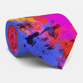 Gepilde Zebra Stropdas (Opgerold)