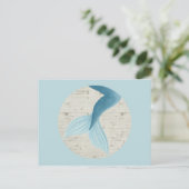 Gepilde zeemeermin Collectie Briefkaart (Staand voorkant)