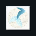 Gepilde zeemeermin Collectie Canvas Afdruk<br><div class="desc">Een zeemeermin is de hoofdfunctie, hun staart. Een cool stuk pop kunst die deze mythische fantasie op een eenvoudige achtergrond begint te ontketenen. Een rijke blauwe zeemeermin staart, ontworpen door June Erica Vess. Iets om de magie van de oceaan tot leven te brengen in je huis met dit visueel verbluffende...</div>