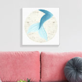 Gepilde zeemeermin Collectie Canvas Afdruk (Insitu (Woonkamer))