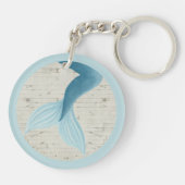 Gepilde zeemeermin Collectie Sleutelhanger (Achterkant)