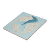 Gepilde zeemeermin Collectie Tegeltje (Zijkant)