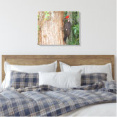 Gepileerde specht op doek canvas afdruk (Insitu (Slaapkamer))