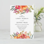 Gepiliseerd bloem Matig Sinaasappel Kaart (Staand voorkant)