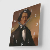 Gepiliseerd Frederick Dougla$ Gratis boven litioni Vierkante Klok (Hoek)