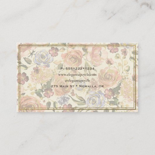 Gepiliseerd meubelen voor het afzuigen van vuurwer visitekaartje (Achterkant)